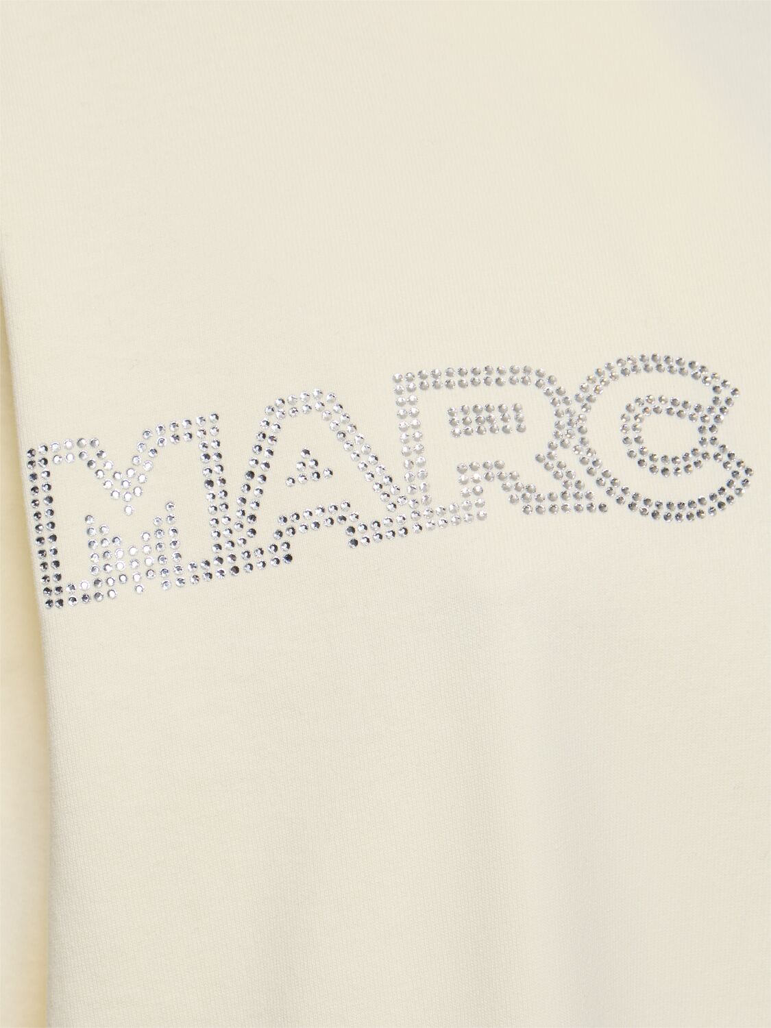 Shop Marc Jacobs Crystal Big T-shirt In Antique White