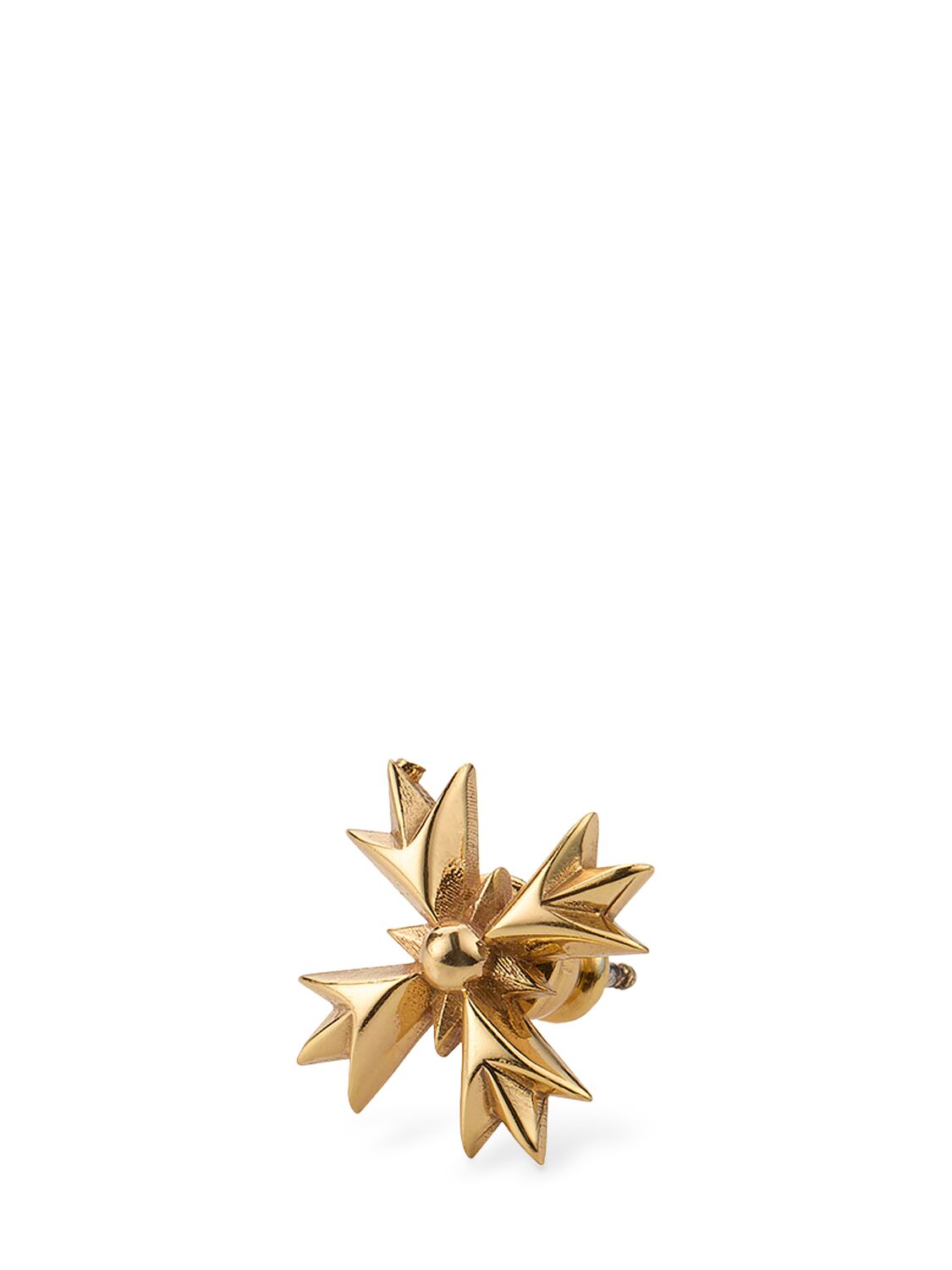 Shop Emanuele Bicocchi Gold Eb Crest Mono Earring