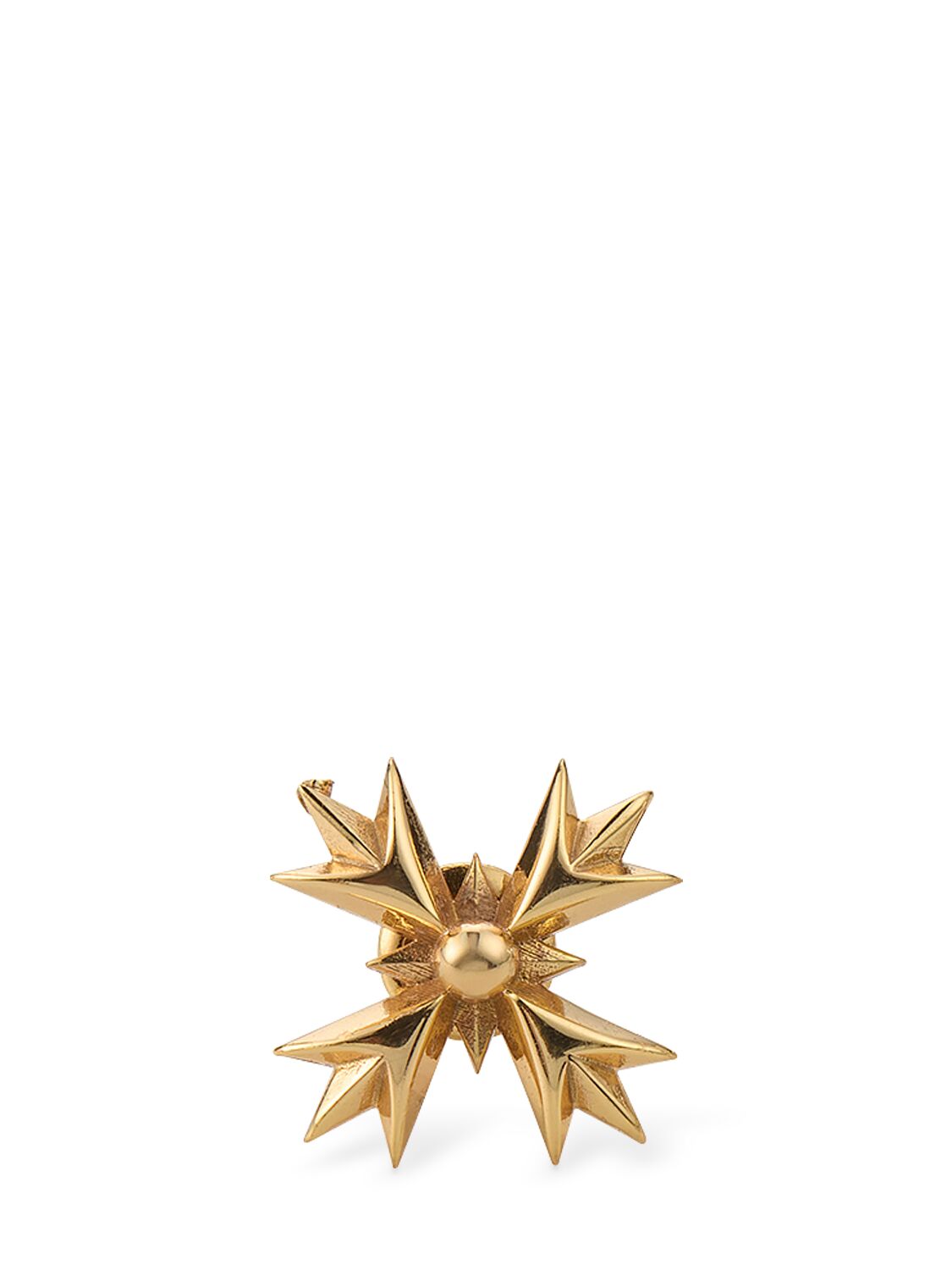 Emanuele Bicocchi Gold Eb Crest Mono Earring