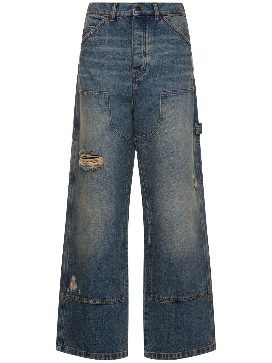 Marc Jacobs Grunge Oversize Wide-leg Carpenter Jeans In Indigo