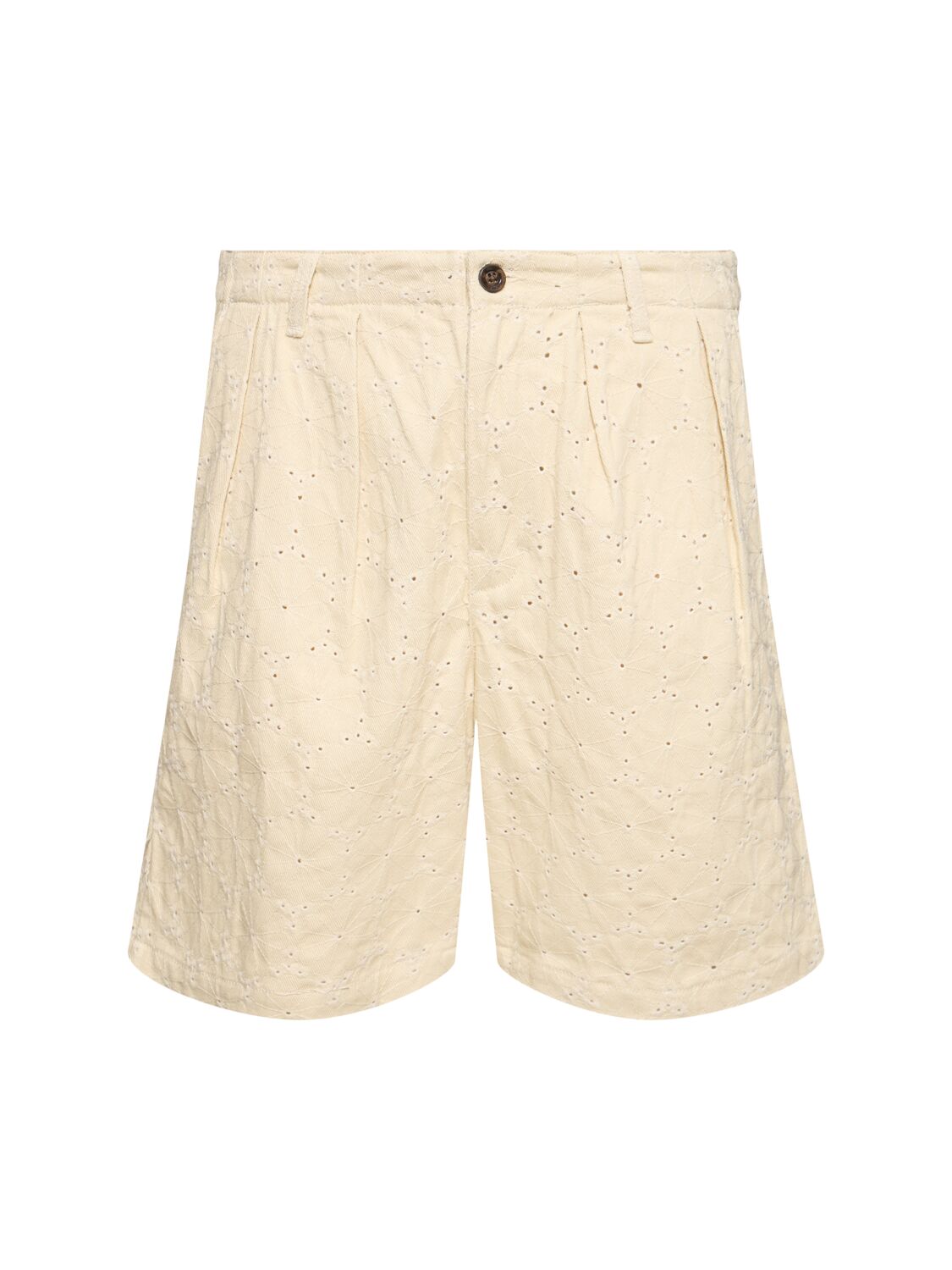 Honor The Gift Legacy Eyelet Lace Shorts In Bone
