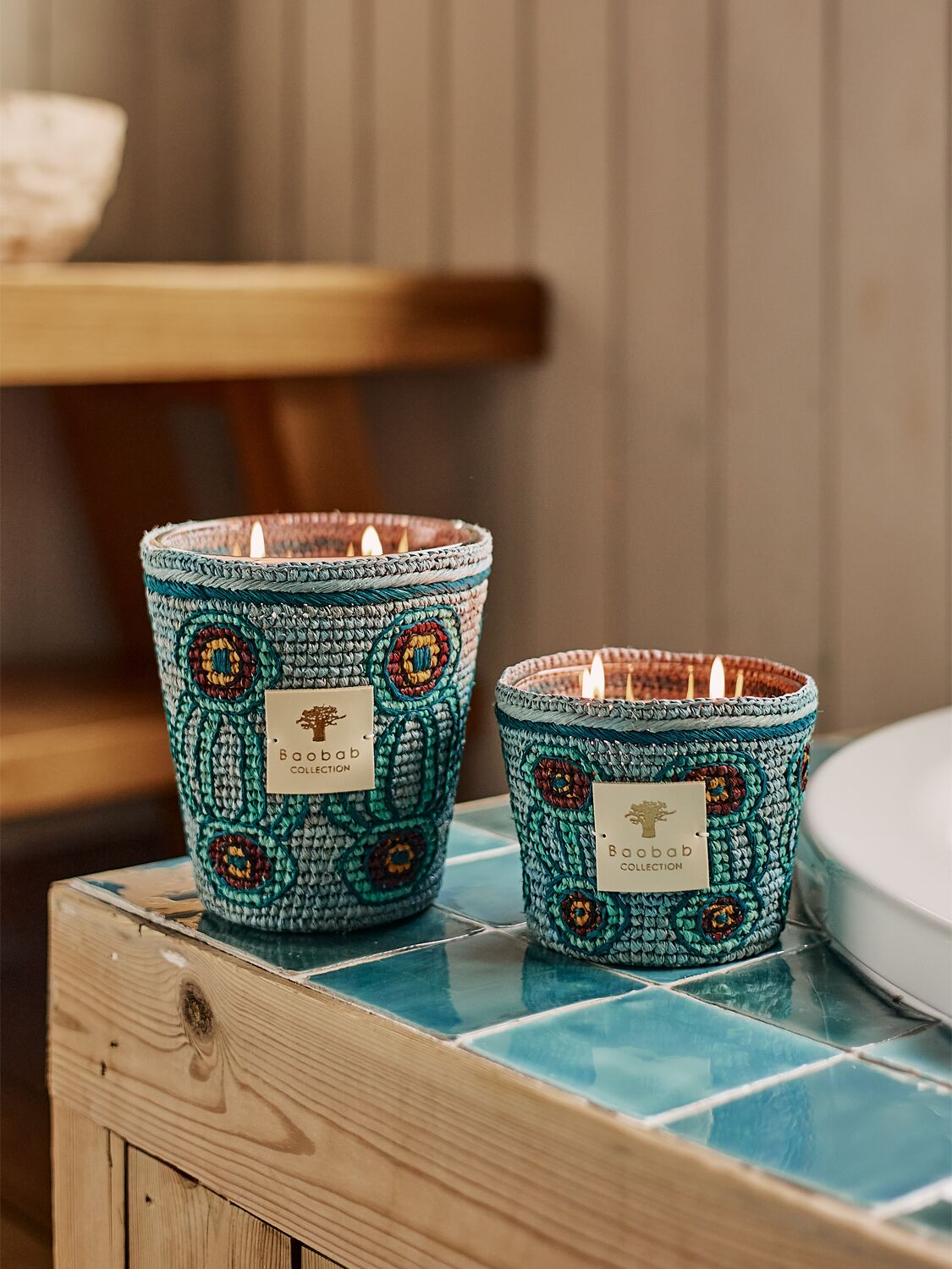 Shop Baobab Collection Ikaloy Max 16 Candle In Blue