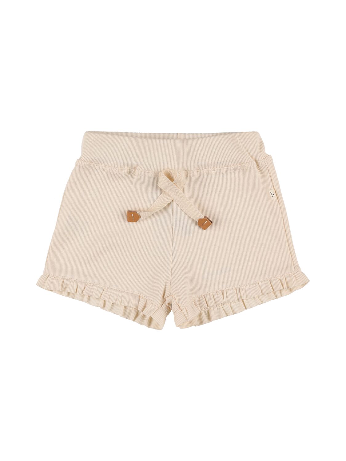 1+ In The Family Kids' Cotton Jersey  Shorts In Ivory