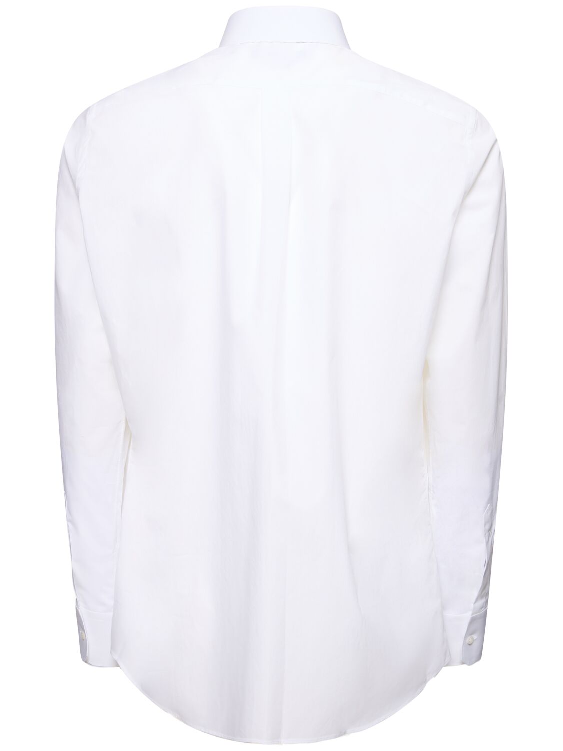 Shop Dolce & Gabbana Cotton Poplin Shirt In White