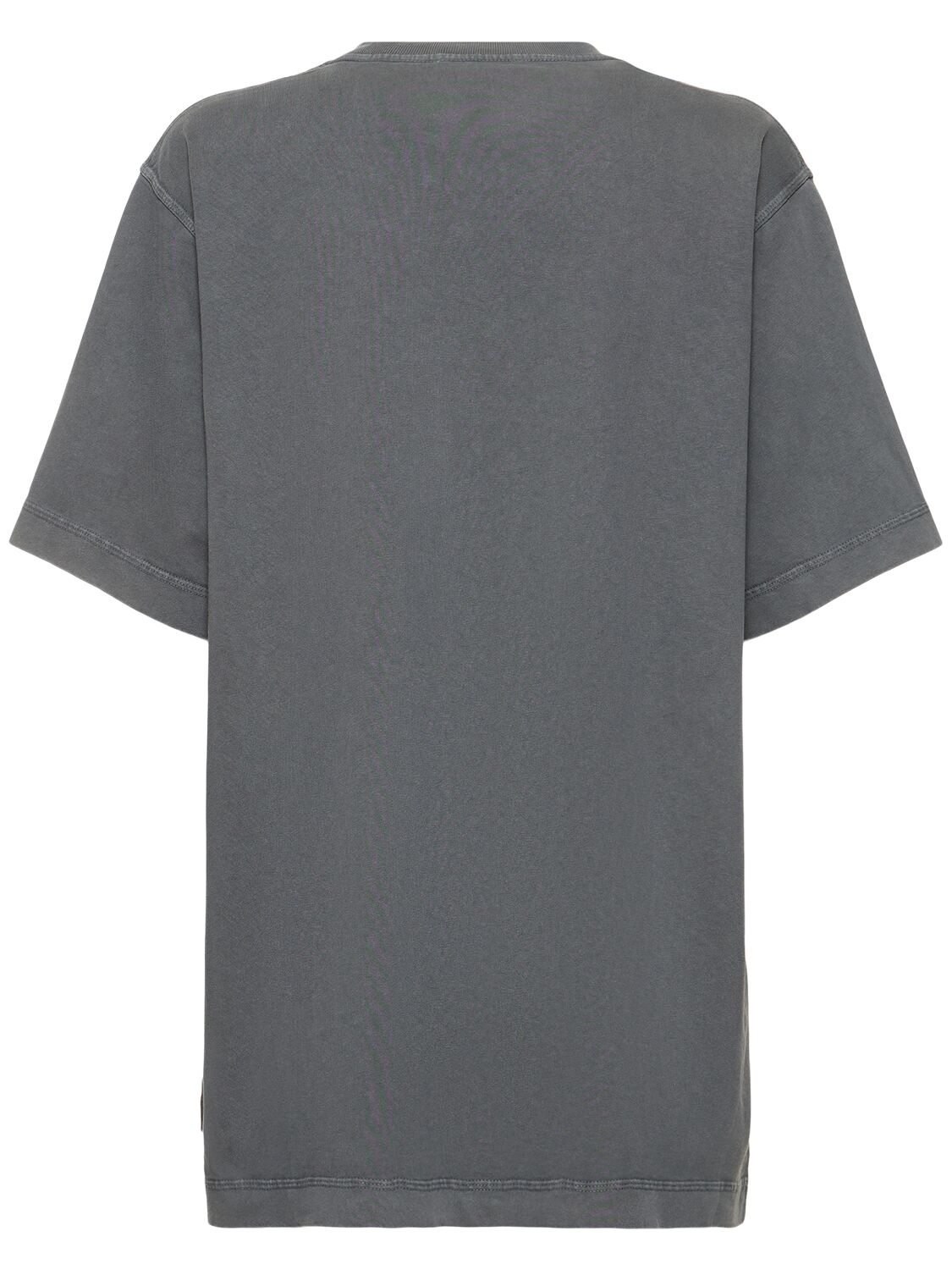 Shop Marc Jacobs Crystal Big T-shirt In Steel Grey