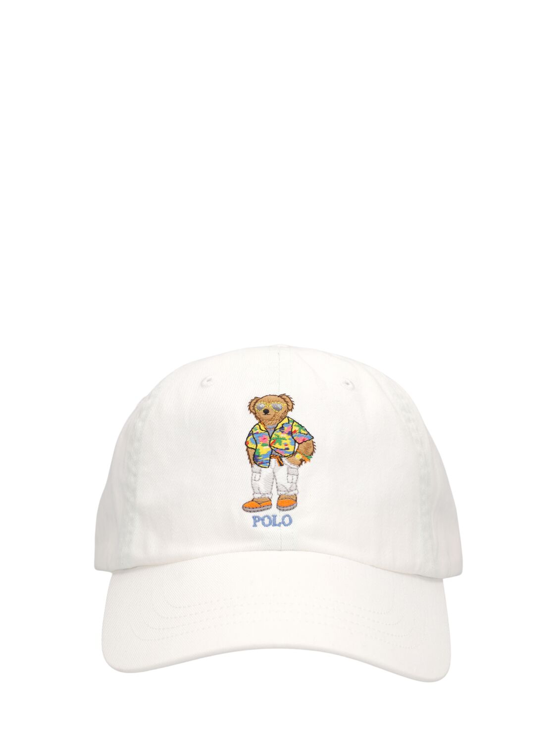 Polo Ralph Lauren Bear Cotton Chino Hat In White