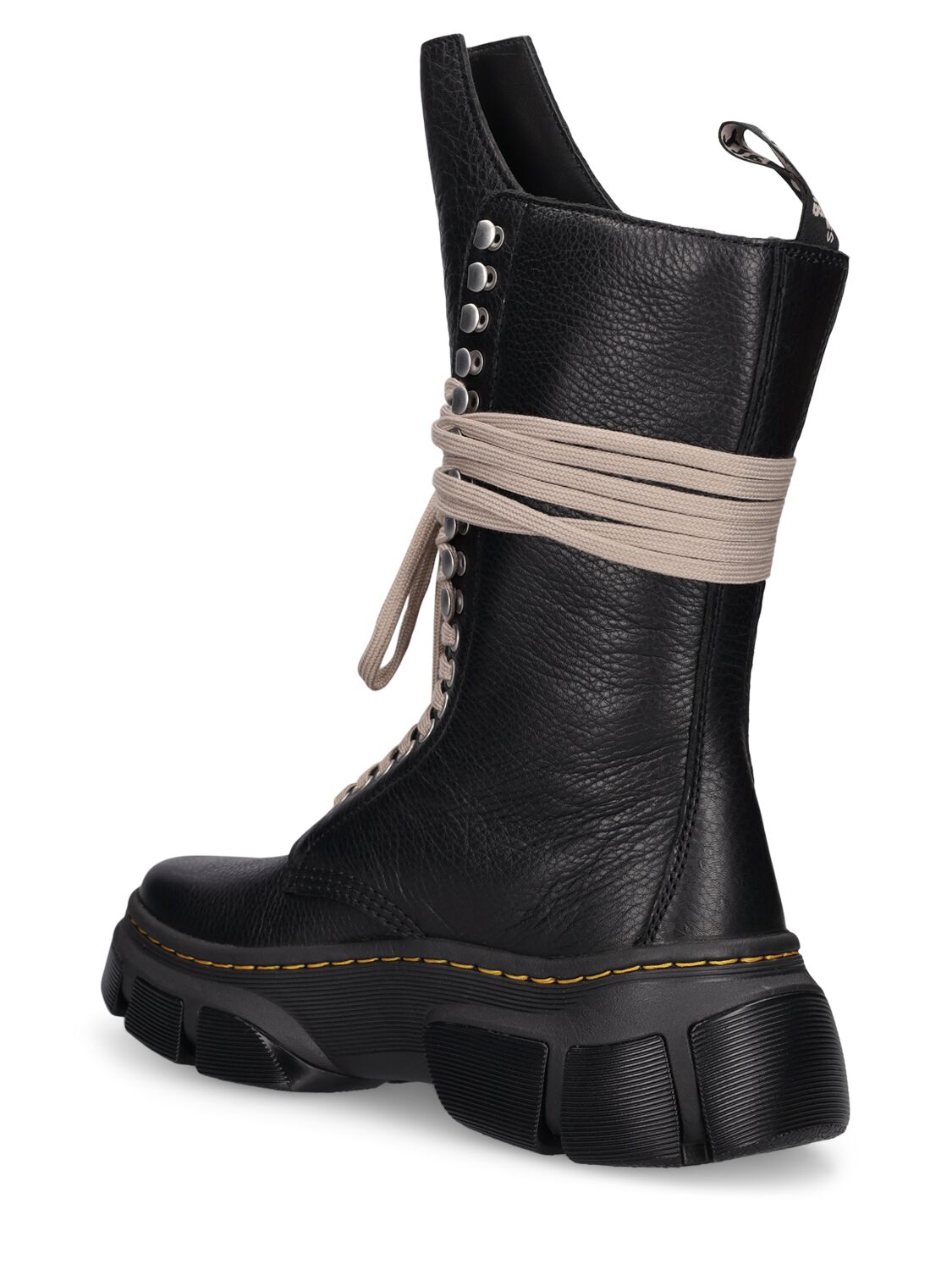 Shop Dr. Martens X Rick Owens 1918 Dmxl Calf Length Boots In Black
