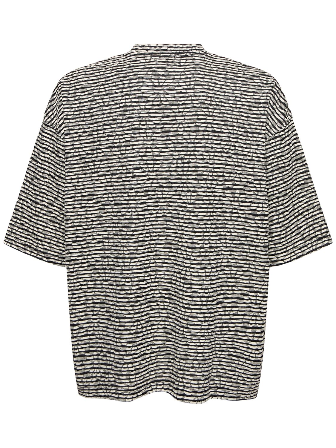 Shop Honor The Gift A-spring Stripe Boxy T-shirt In Black
