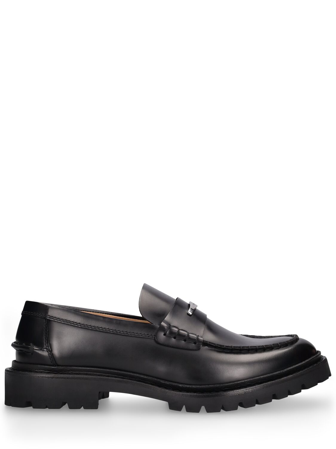 Marant Frezzah Leather Chunky Loafers In Black