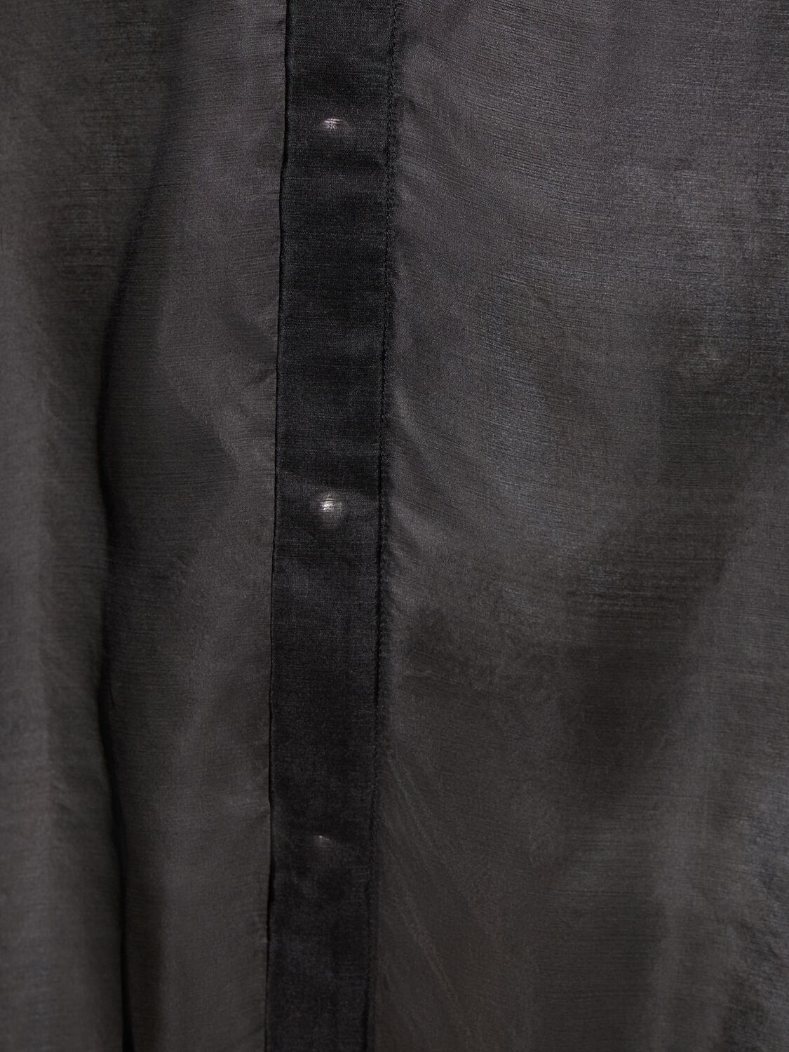 Shop Rick Owens Lido Harry Silk Shirt In Black