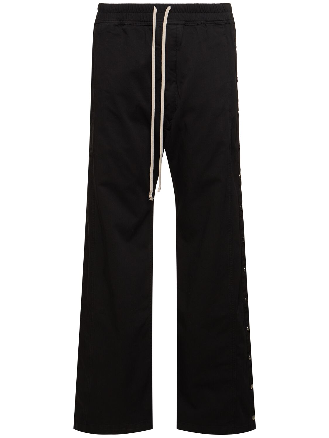 Shop Rick Owens Drkshdw Pusher Cotton Pants In Black