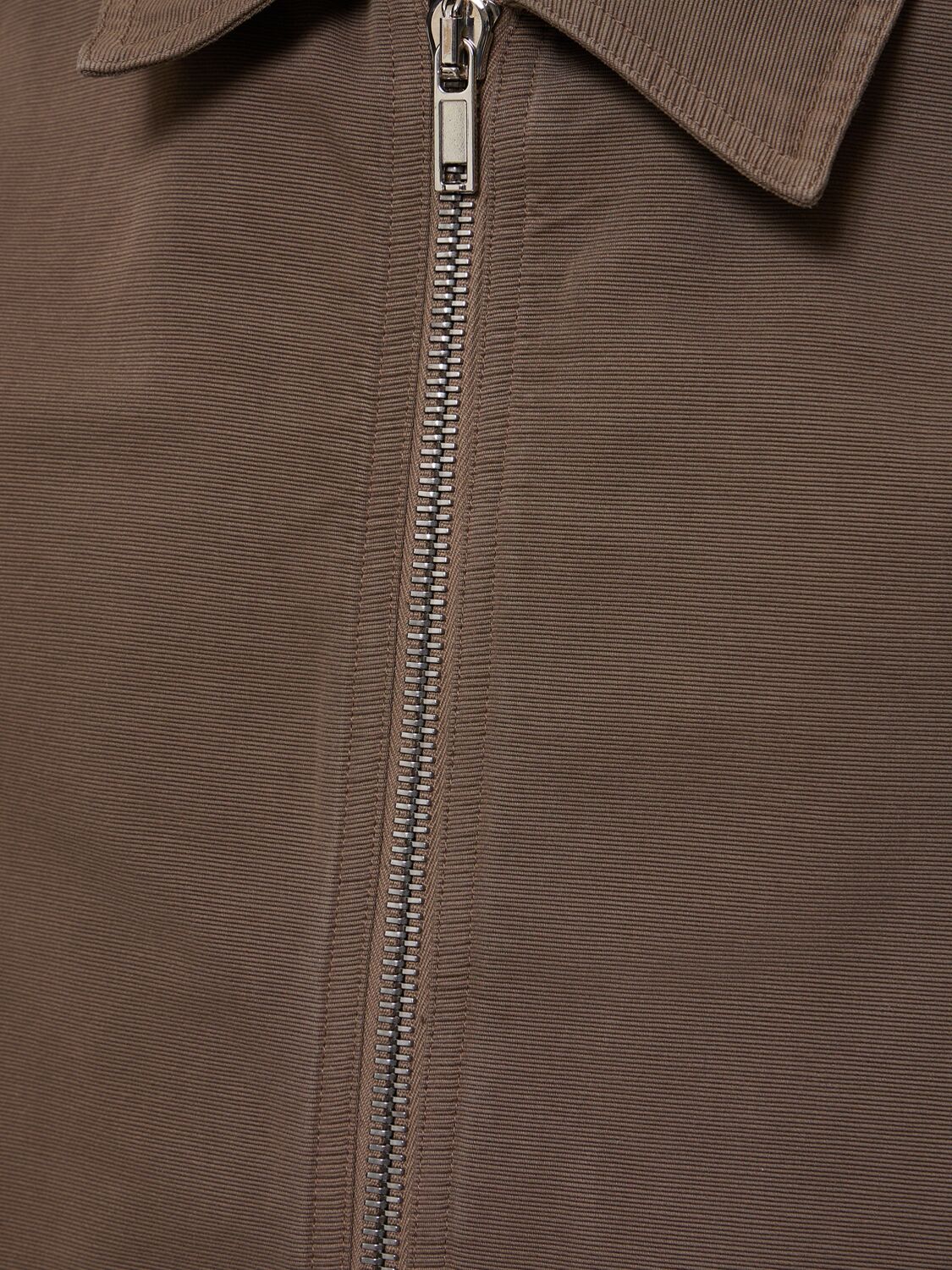 Shop Rick Owens Drkshdw Zipfront Jkt Cotton Jacket In Dust