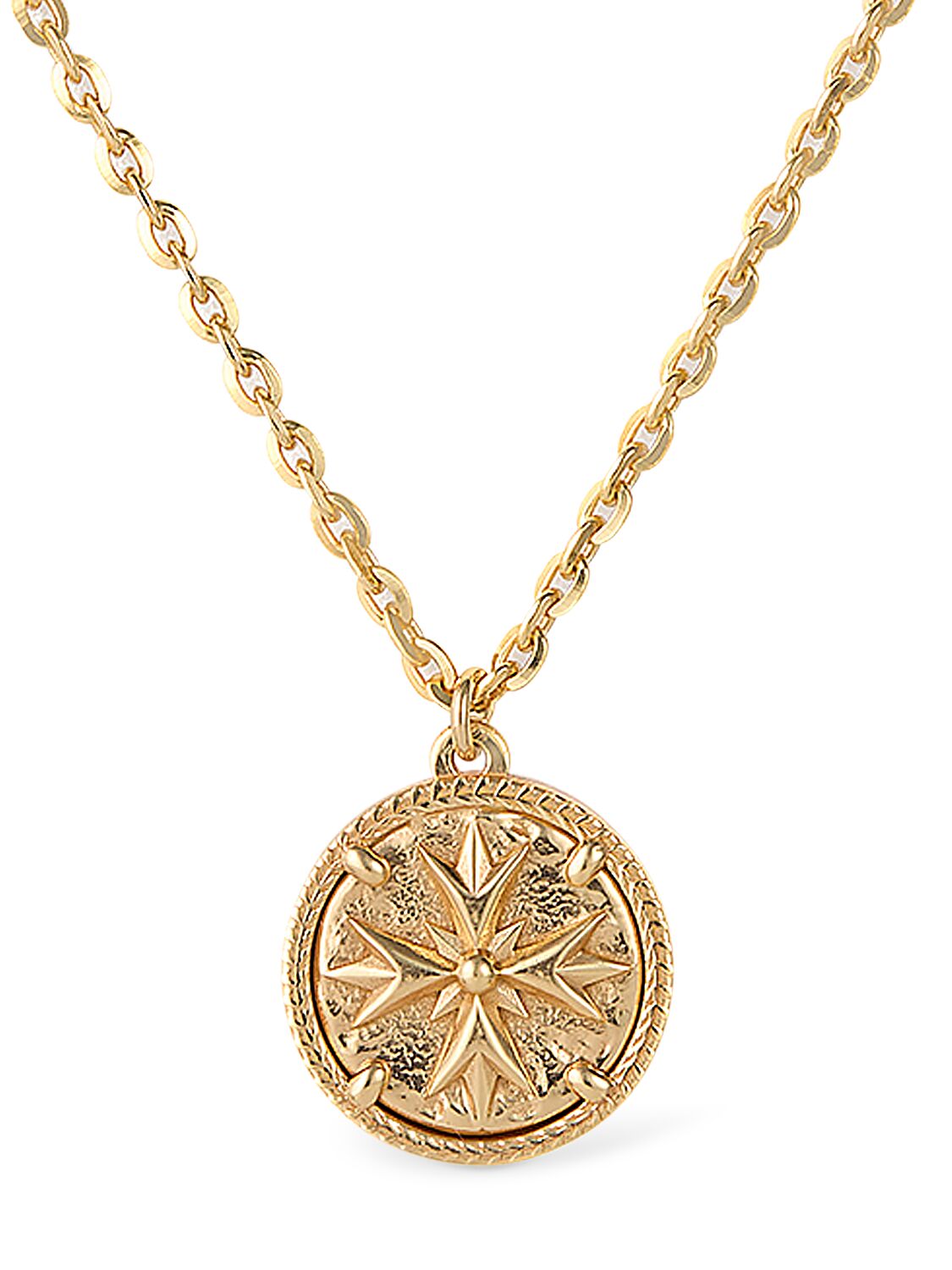 Emanuele Bicocchi Crest Tag Pendant Necklace In Gold