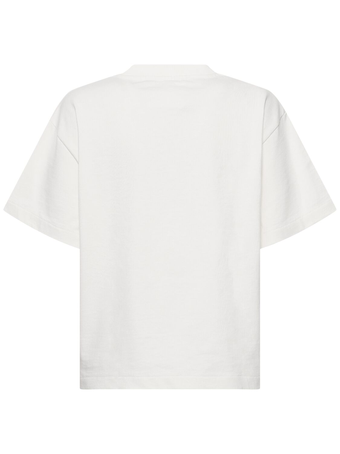 Jil Sander Relaxed-fit Cotton T-shirt With Bold Logo In White