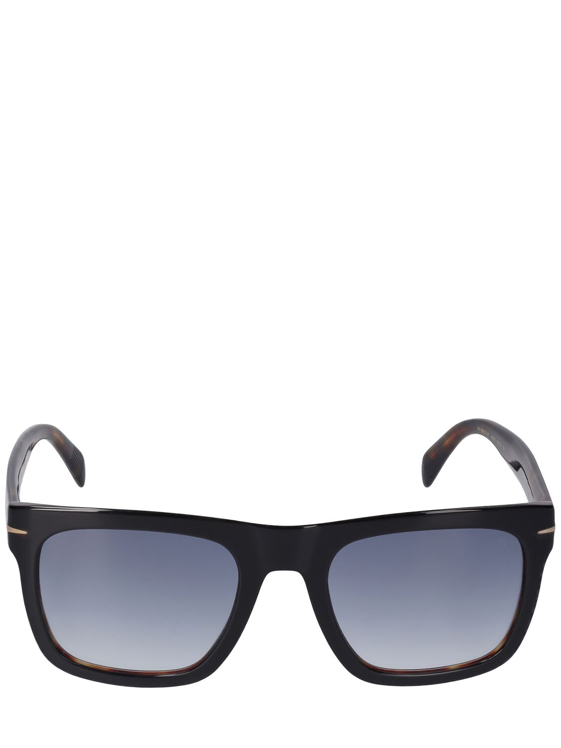 Db Eyewear By David Beckham Db Squared Acetate Sunglasses In Black