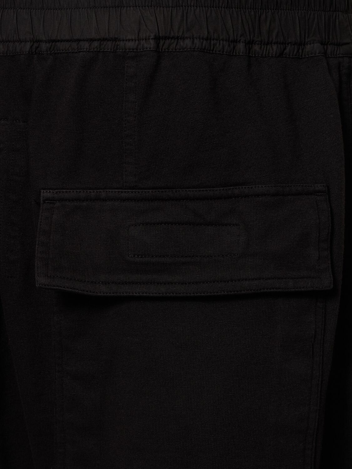 Shop Rick Owens Drkshdw Prisoner Drawstring Cotton Pants In Black