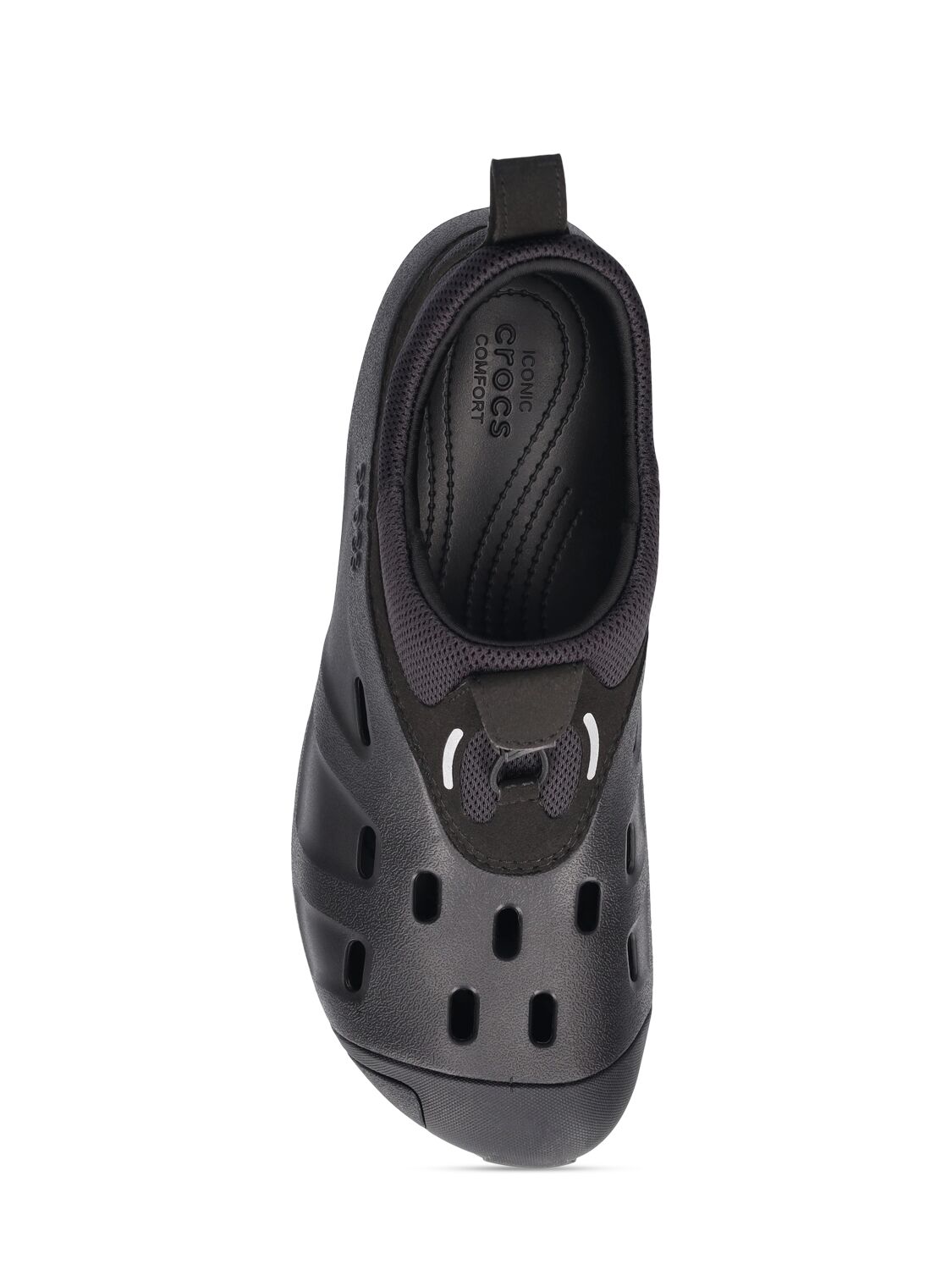 Shop Crocs Quick Trail Sneakers In Black
