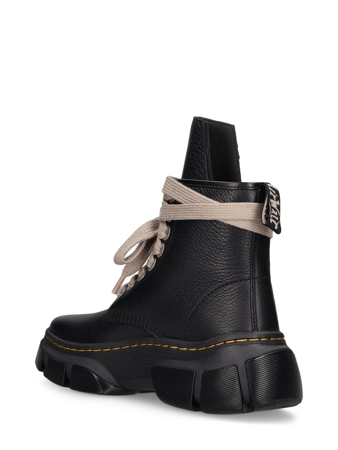 Shop Dr. Martens X Rick Owens 50mm Jumbo Lace Ankle Boots In Black