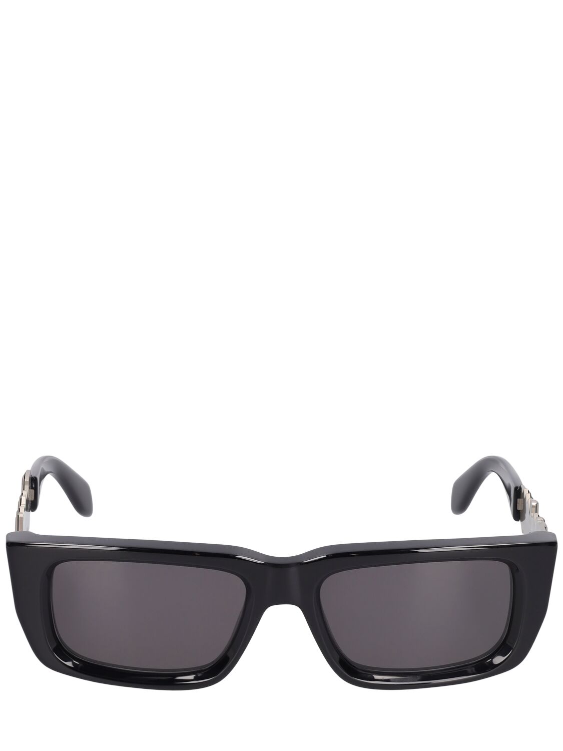 Shop Palm Angels Milford Acetate Sunglasses In Black