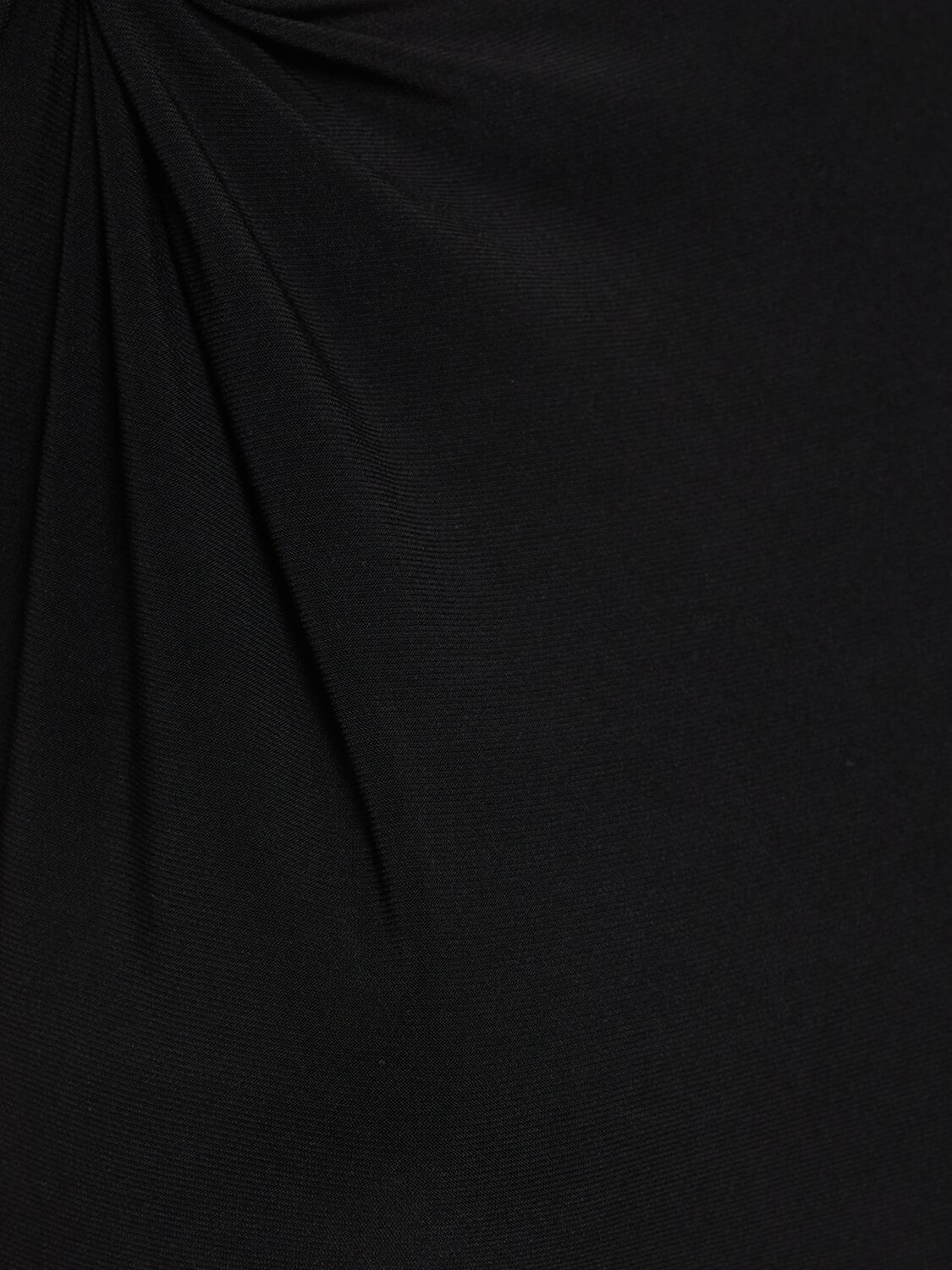 Shop Sportmax Nuble Sleeveless Jersey Midi Dress In Black