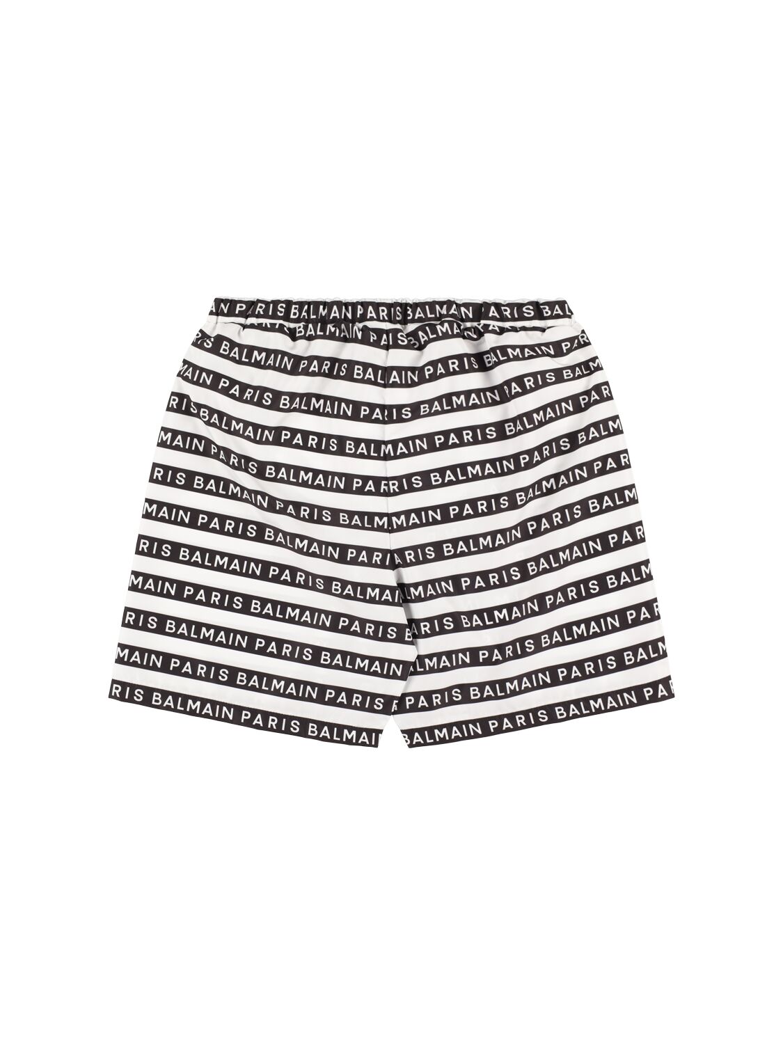 Balmain Swim Shorts In 白色,黑色