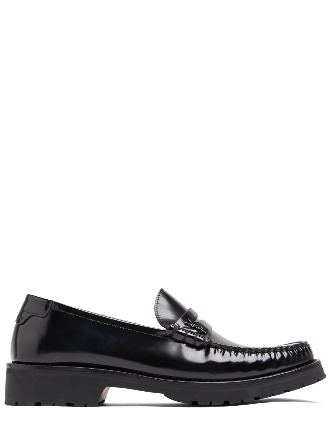 Saint Laurent | Women 15mm Le Loafer Leather Loafers Black 42