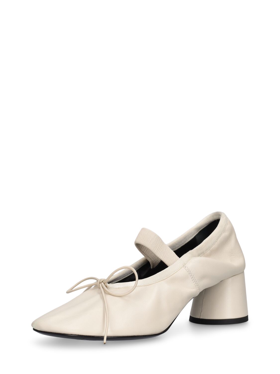 Shop Proenza Schouler 55mm Glove Leather Mary Jane Pumps In Cream