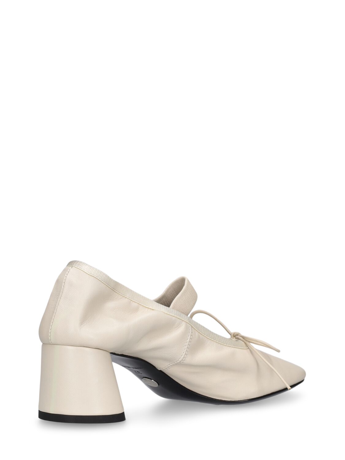 Shop Proenza Schouler 55mm Glove Leather Mary Jane Pumps In Cream