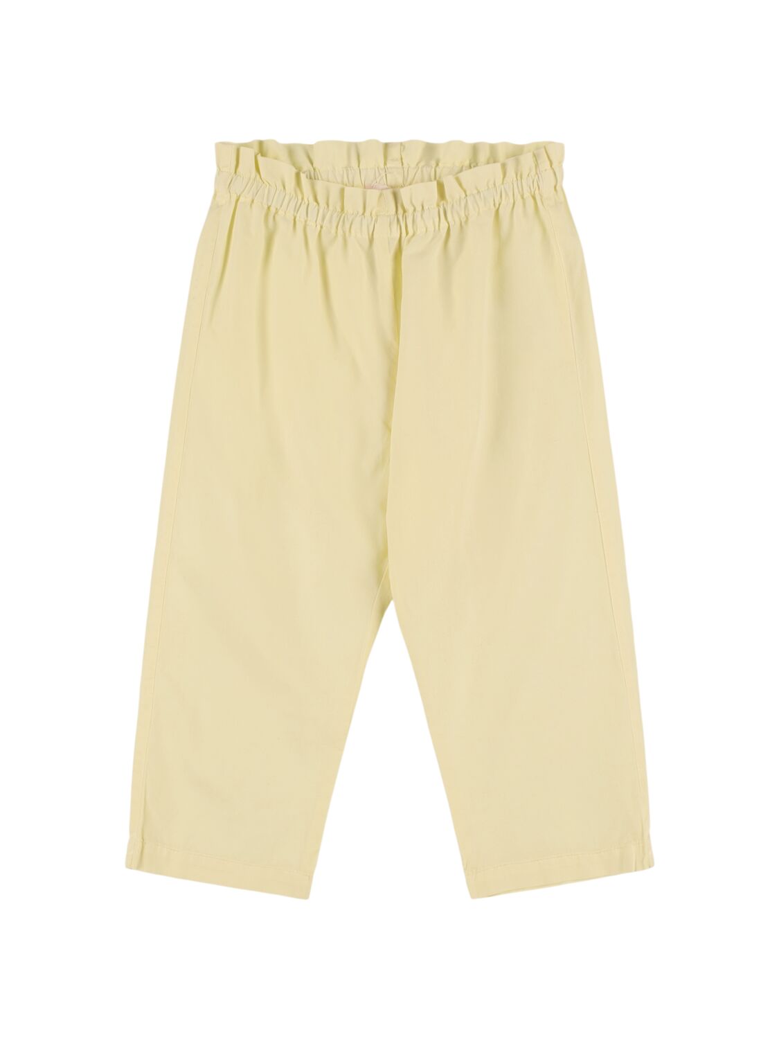 Bonpoint Kids' Cotton Poplin Pants In Yellow