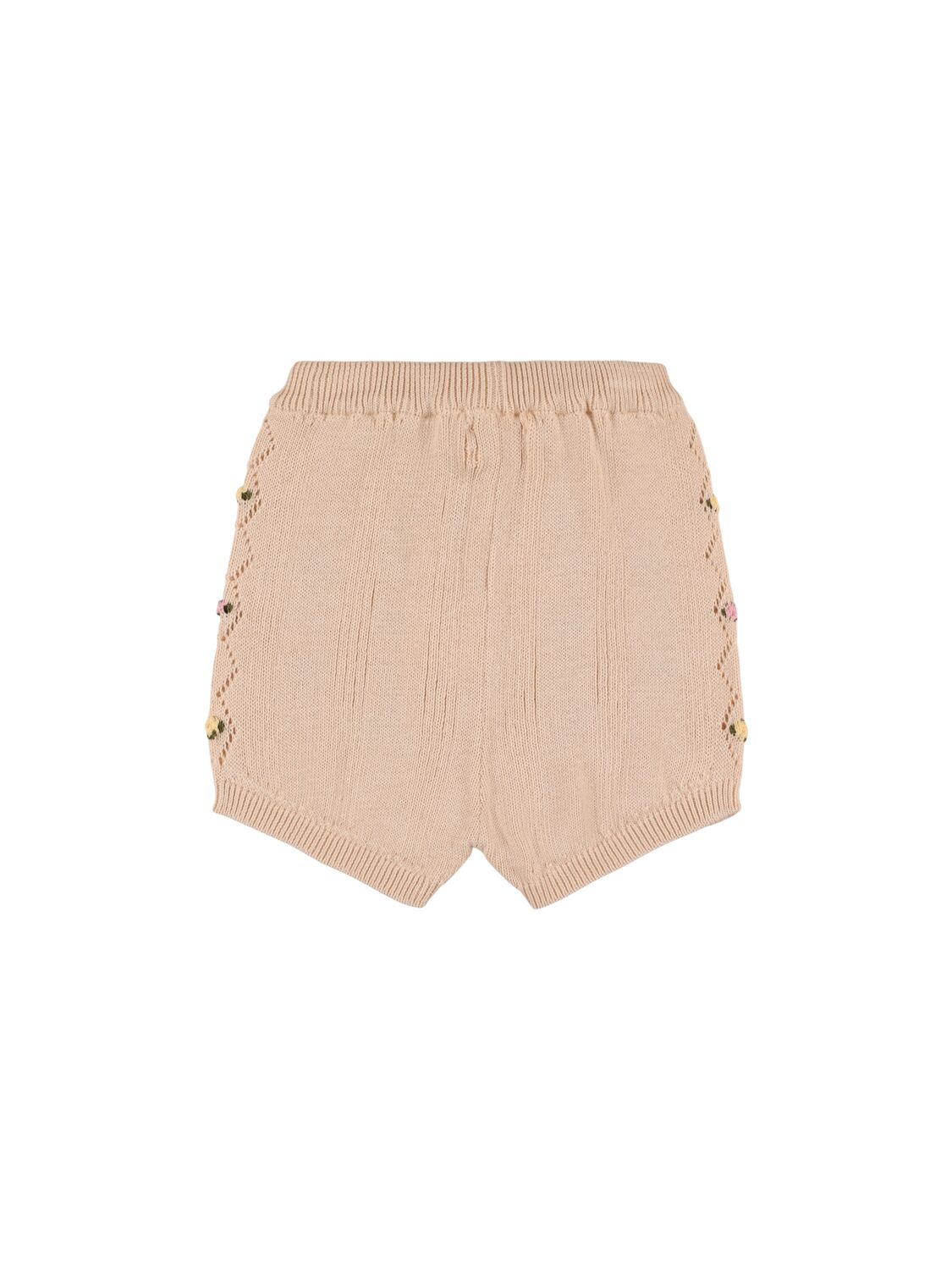 Shop The New Society Organic Cotton Knit Shorts In Beige