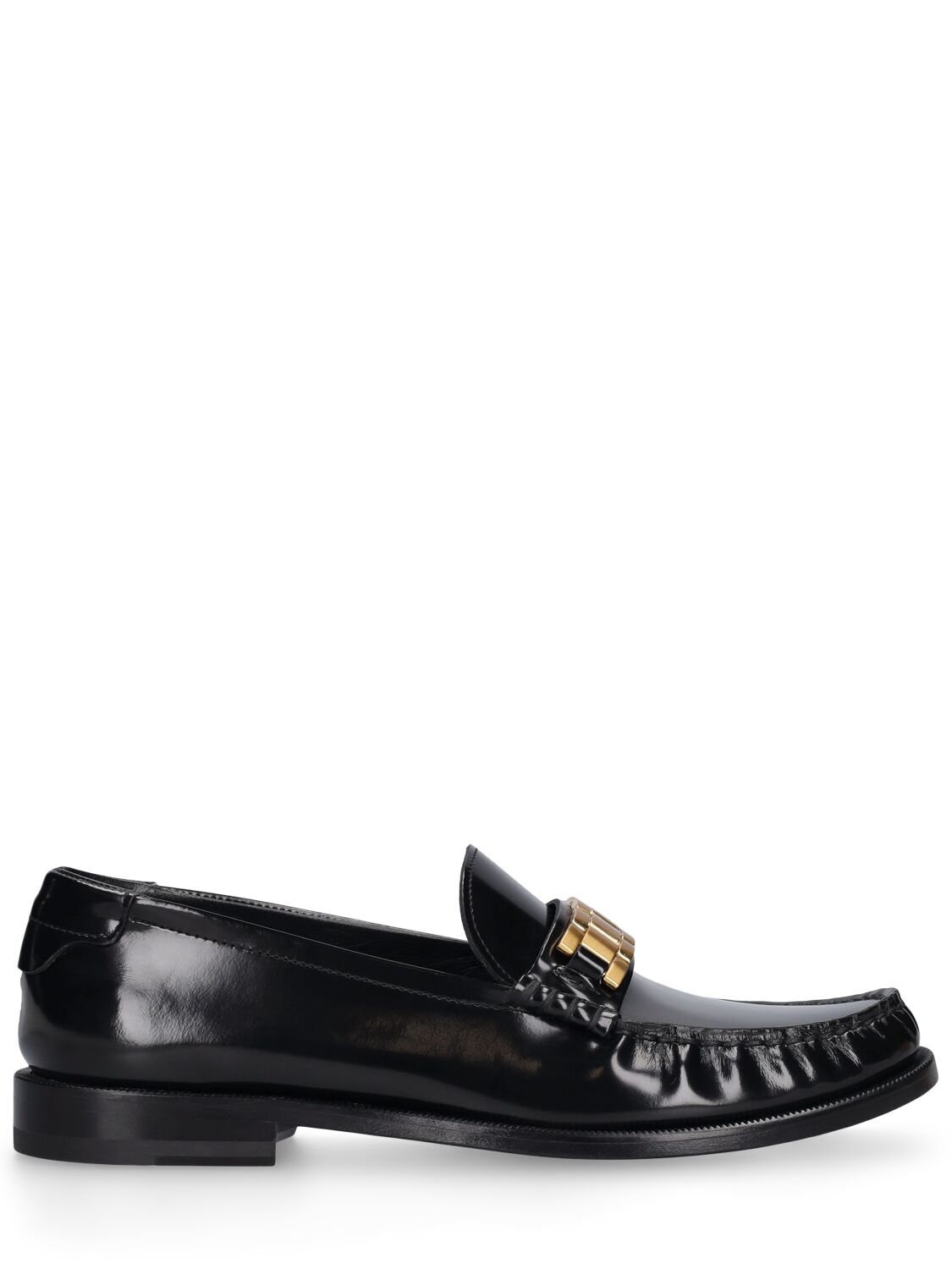 Victoria Beckham 20mm Leather Loafers In Black