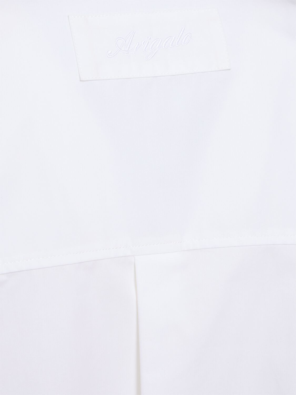 Shop Axel Arigato Parker Shirt Dress In White