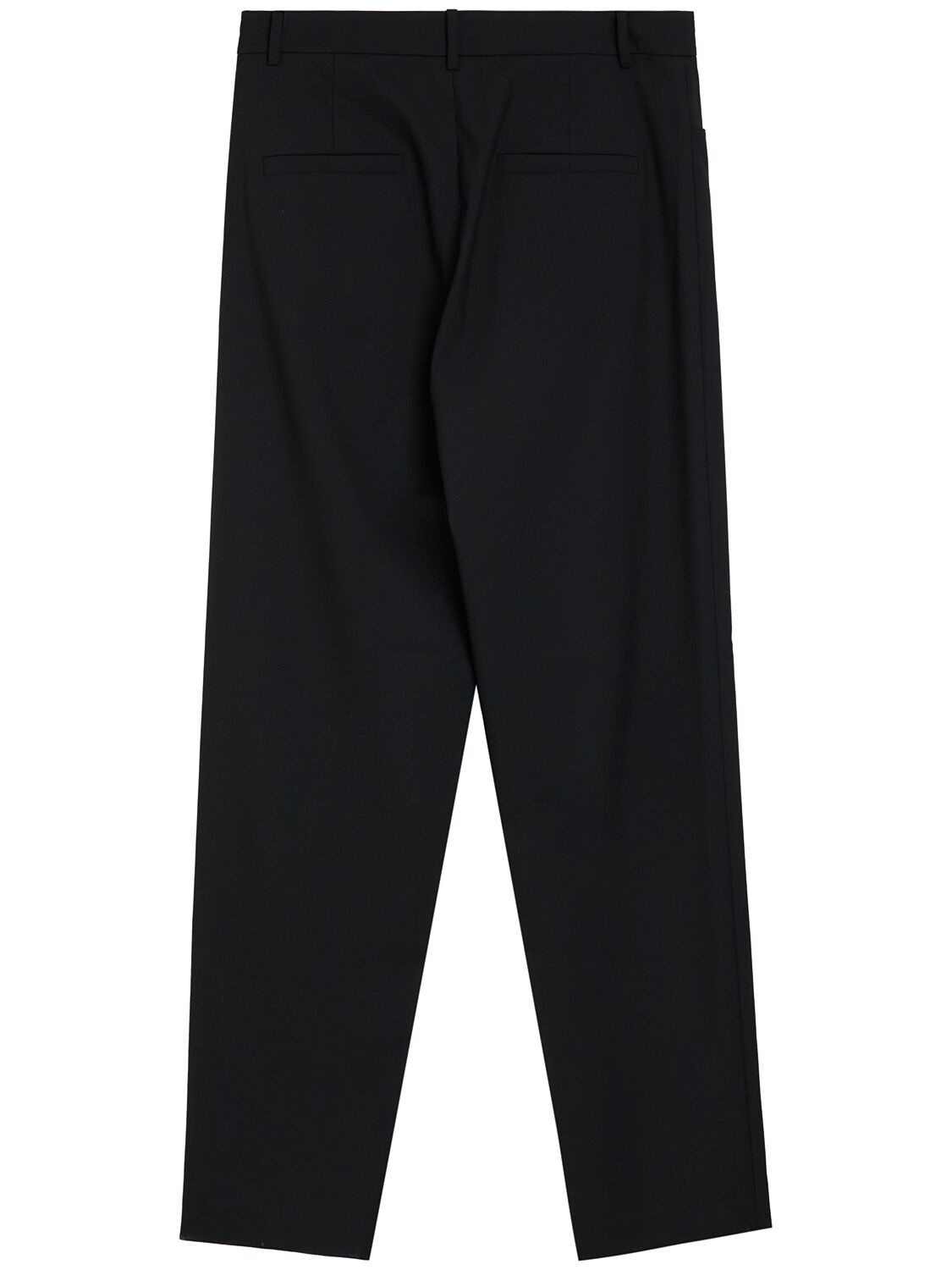 Shop Mithridate Tailored Tech Blend Straight Pants In Black