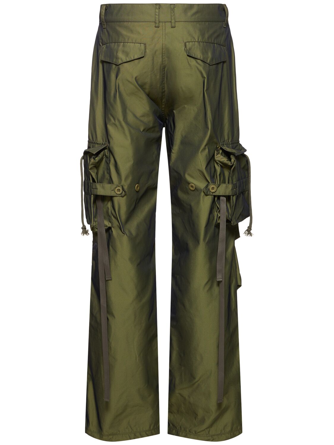 Shop Andersson Bell Tech Cargo Pants In 卡其色