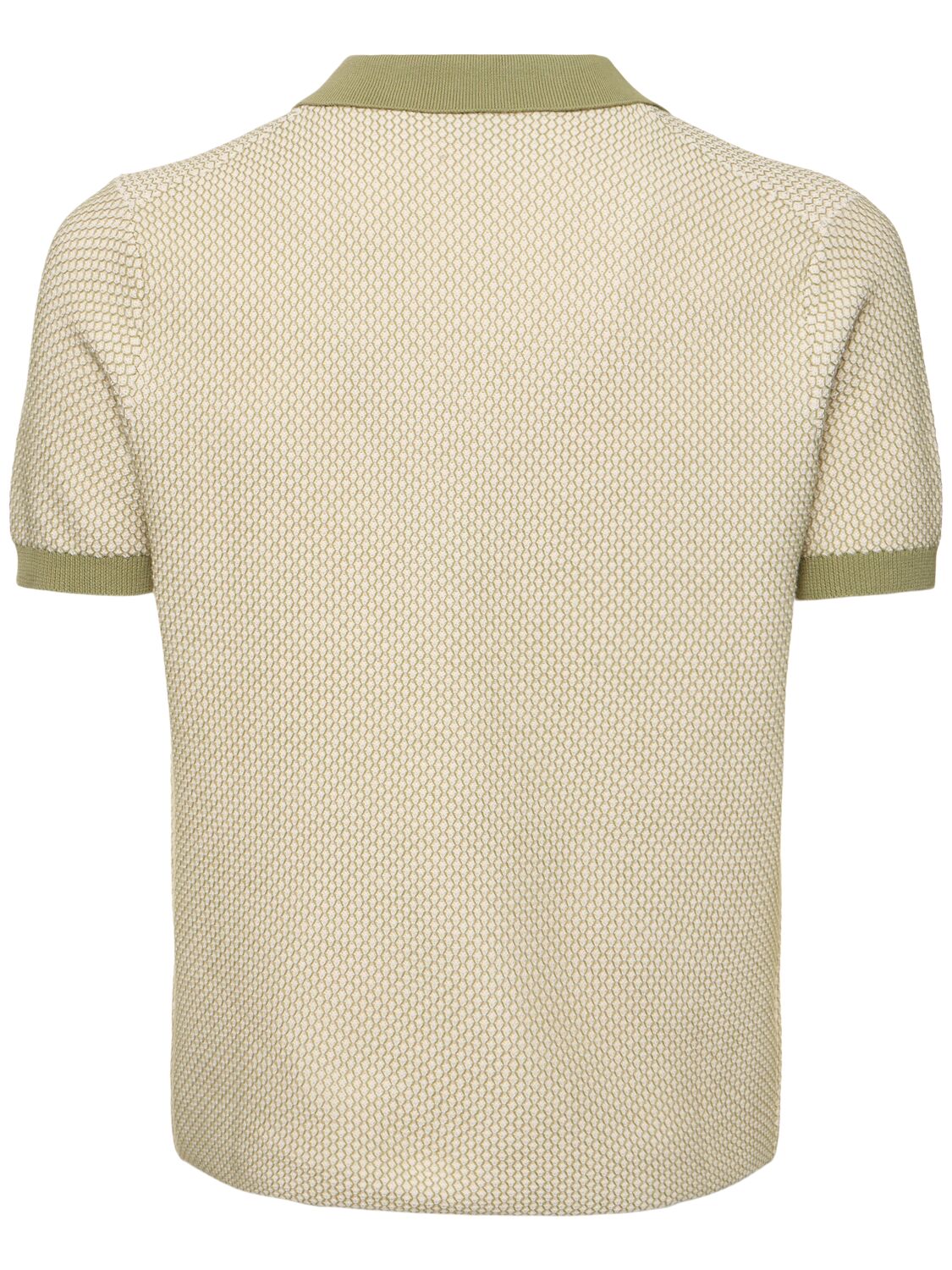 棉质针织标准版型短袖POLO衫