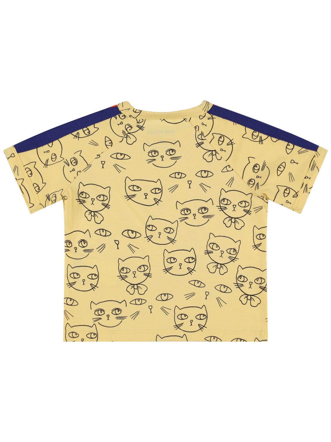 Shop Mini Rodini Printed Organic Cotton T-shirt In Yellow
