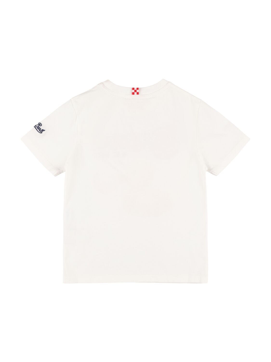 Shop Mc2 Saint Barth Ducky Print Cotton Jersey T-shirt In White