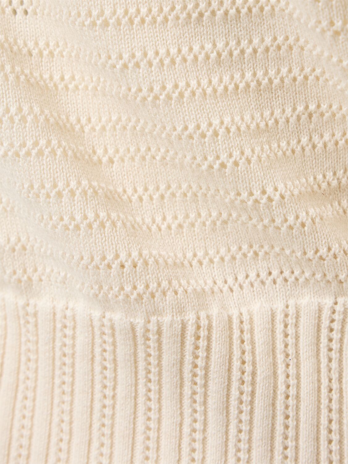 Shop Aspesi Cotton Knit Short Sleeve Polo Top In 白色
