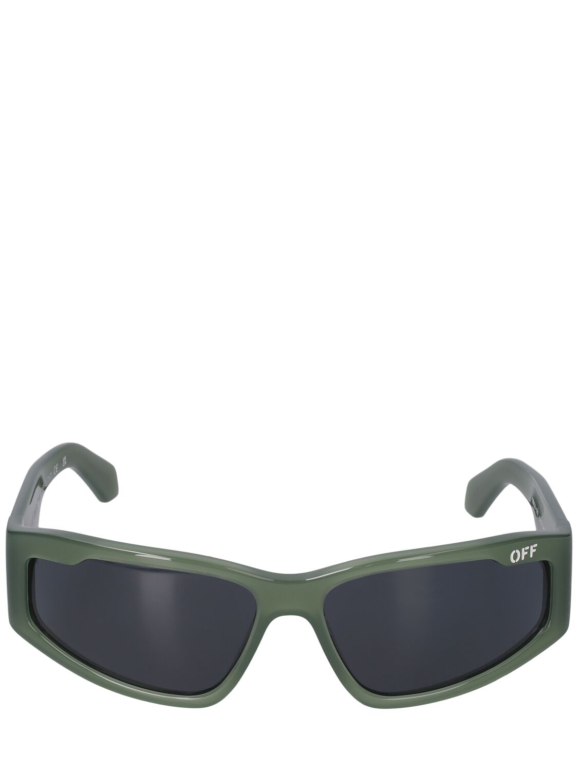 Off-white Kimball Acetate Sunglasses In Olive Green