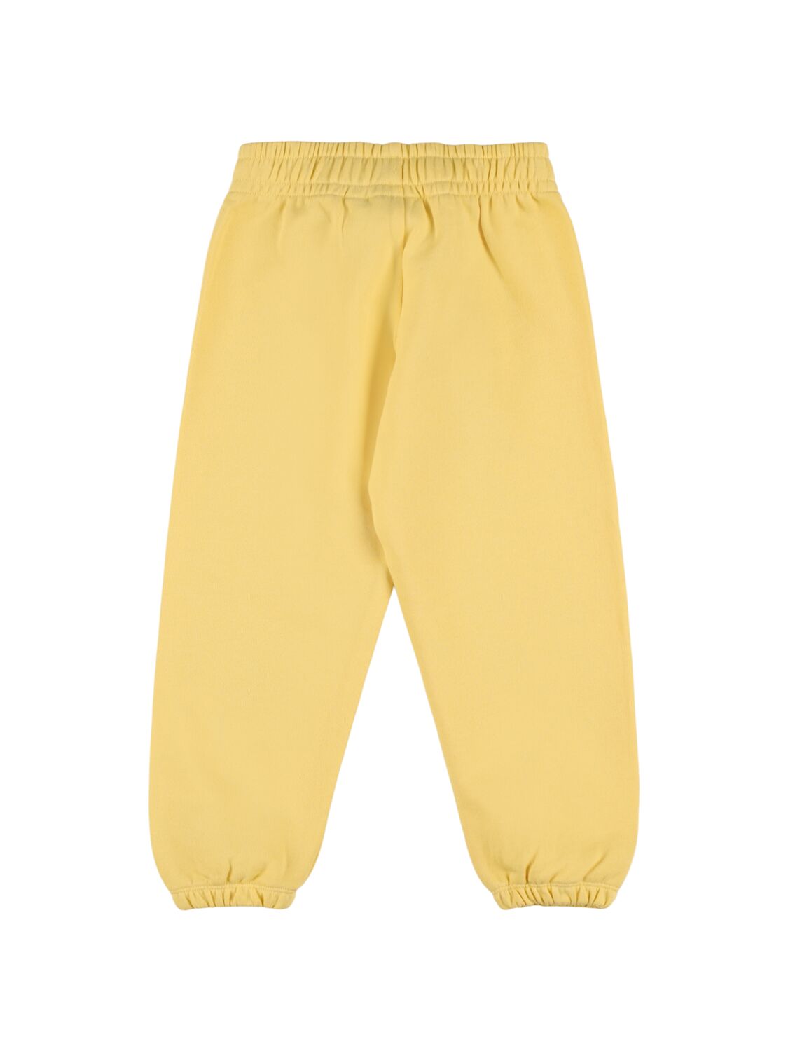 Shop Mini Rodini Printed Cotton Sweatpants In Yellow