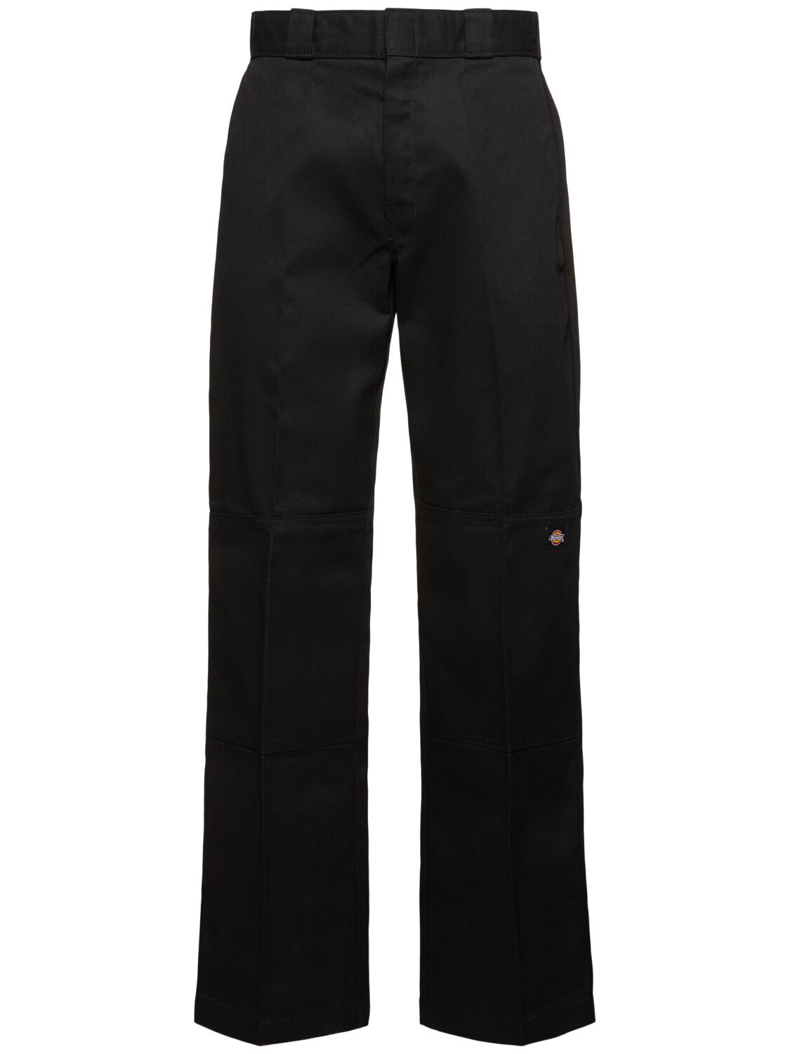 Dickies Double-knee Poly & Cotton Work Pants In 黑色