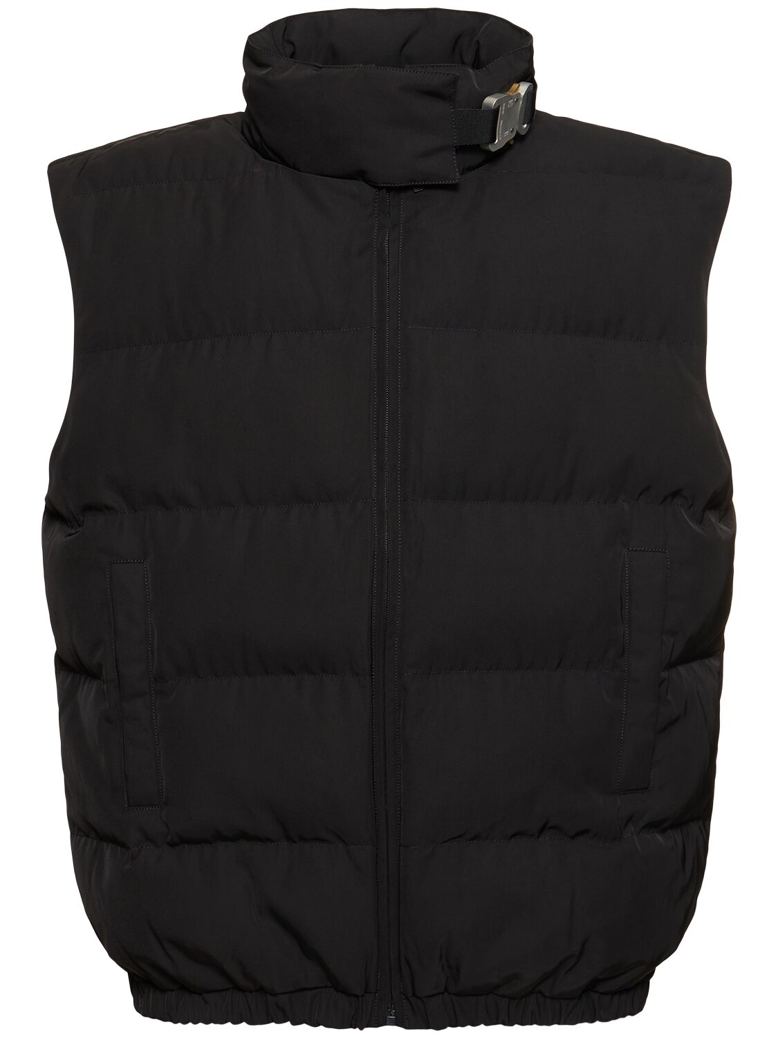 Shop Alyx Lightweight Buckle Puffer Vest In 黑色