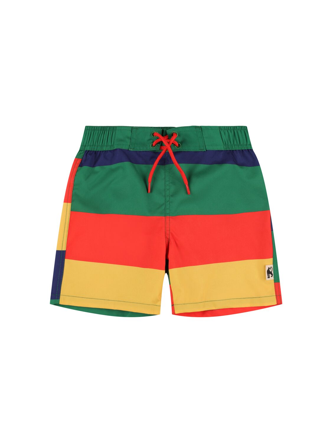 Image of Striped Recycled Tech Swim Shorts