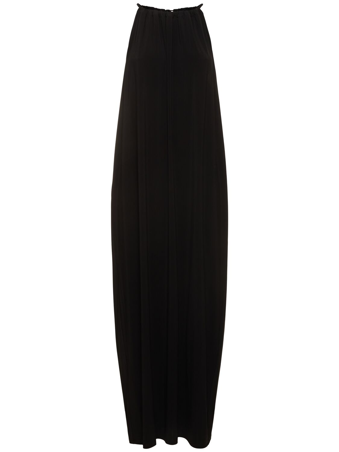 Shop Max Mara Garda Viscose Jersey Midi Dress In Black