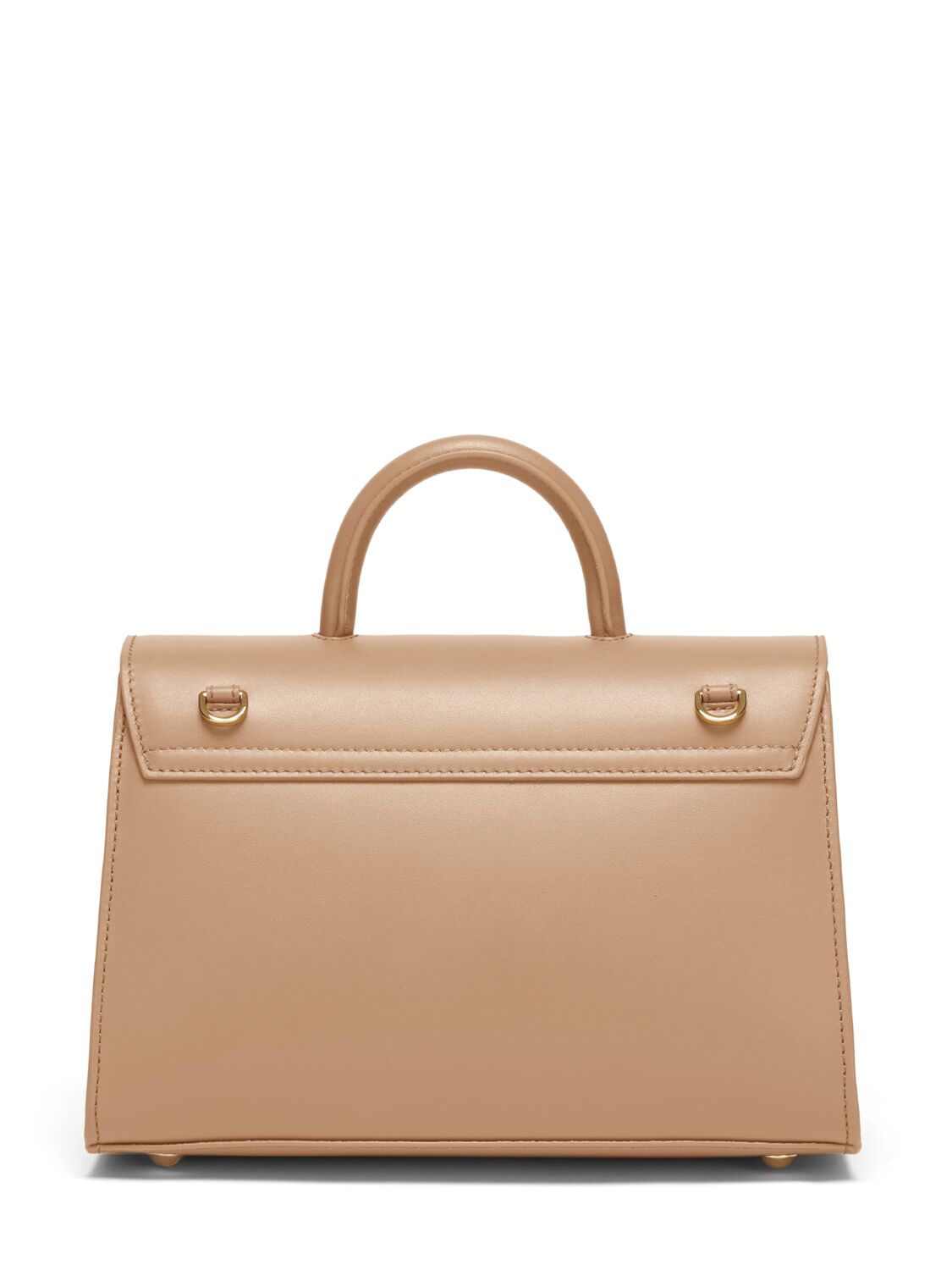 Shop Demellier Midi Montreal Smooth Leather Bag In Light Tan