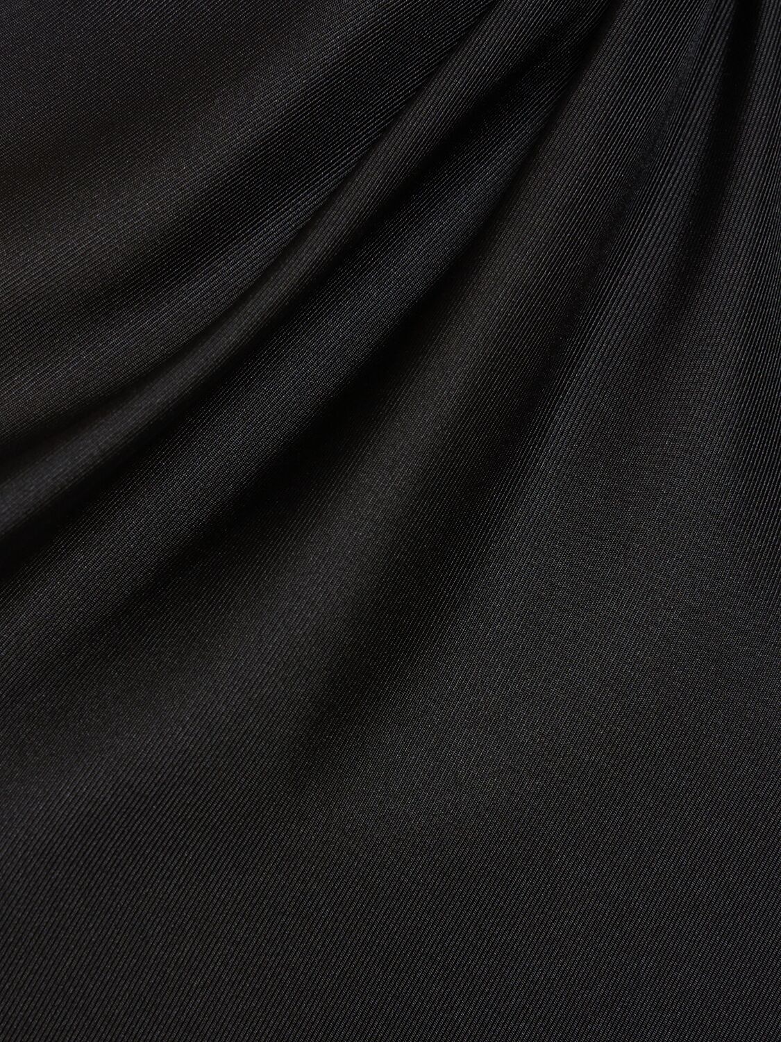 Shop Loulou Studio Adiran Asymmetric Silk Top In 黑色