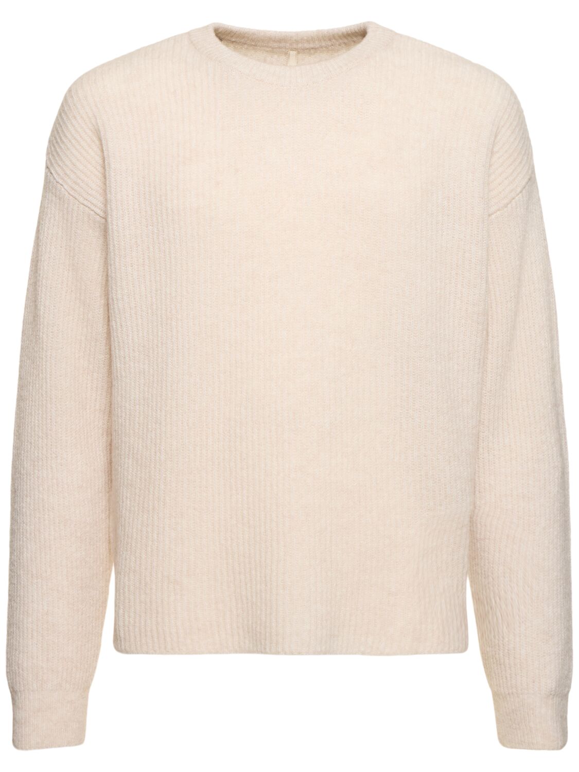 Image of Air Wool Blend Rib Knit Sweater