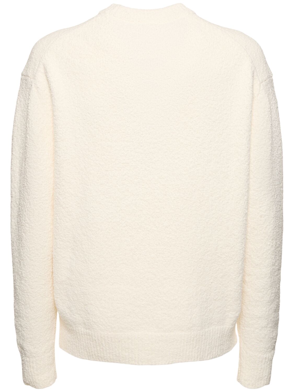 Shop Axel Arigato Radar Cotton Blend Sweater In 米黄色