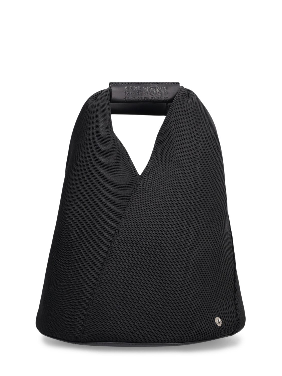 Mm6 Maison Margiela Layered Japanese Mesh Bucket Bag In Black