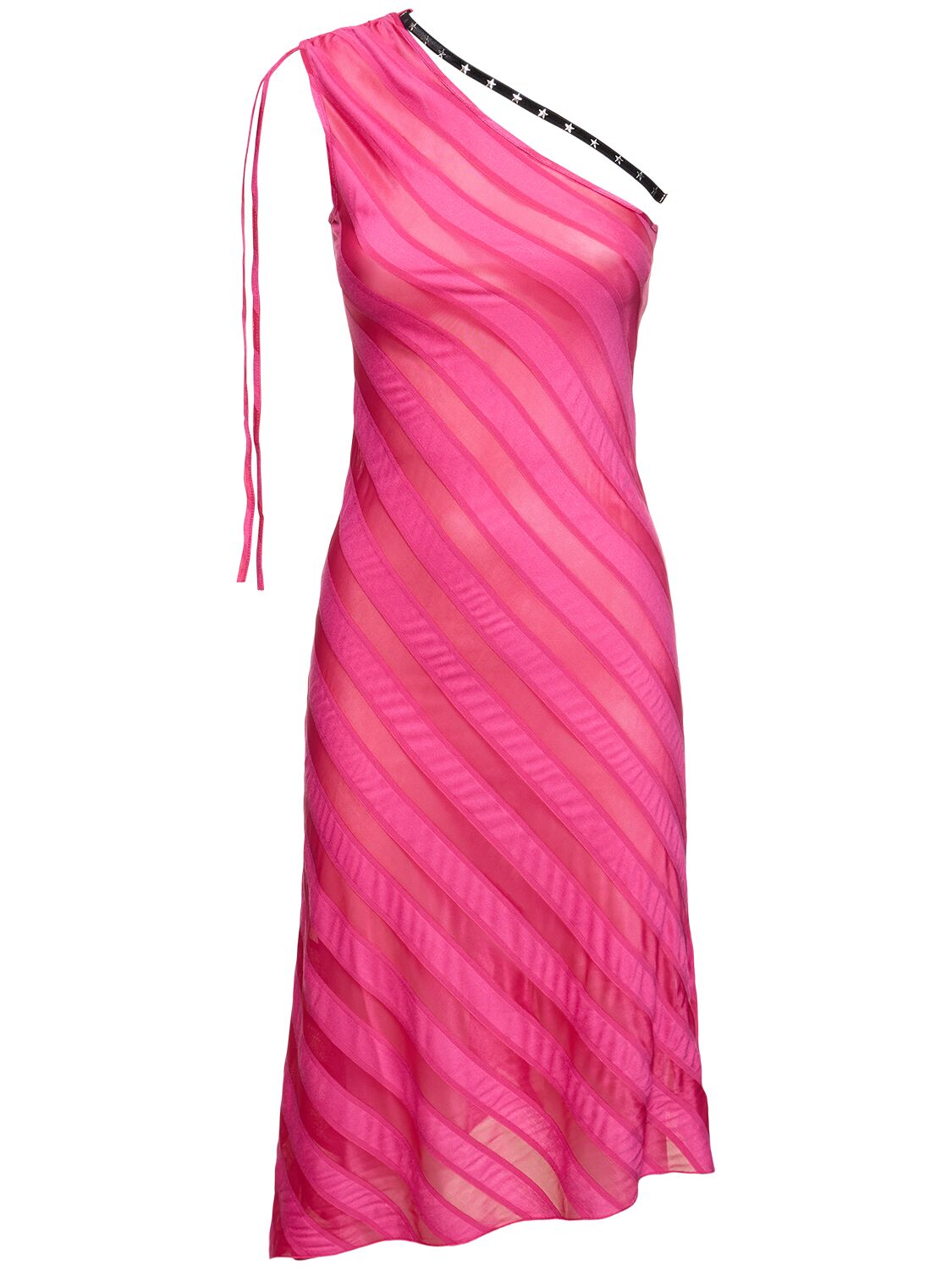 Image of Alana Embellished One Shoulder Dress